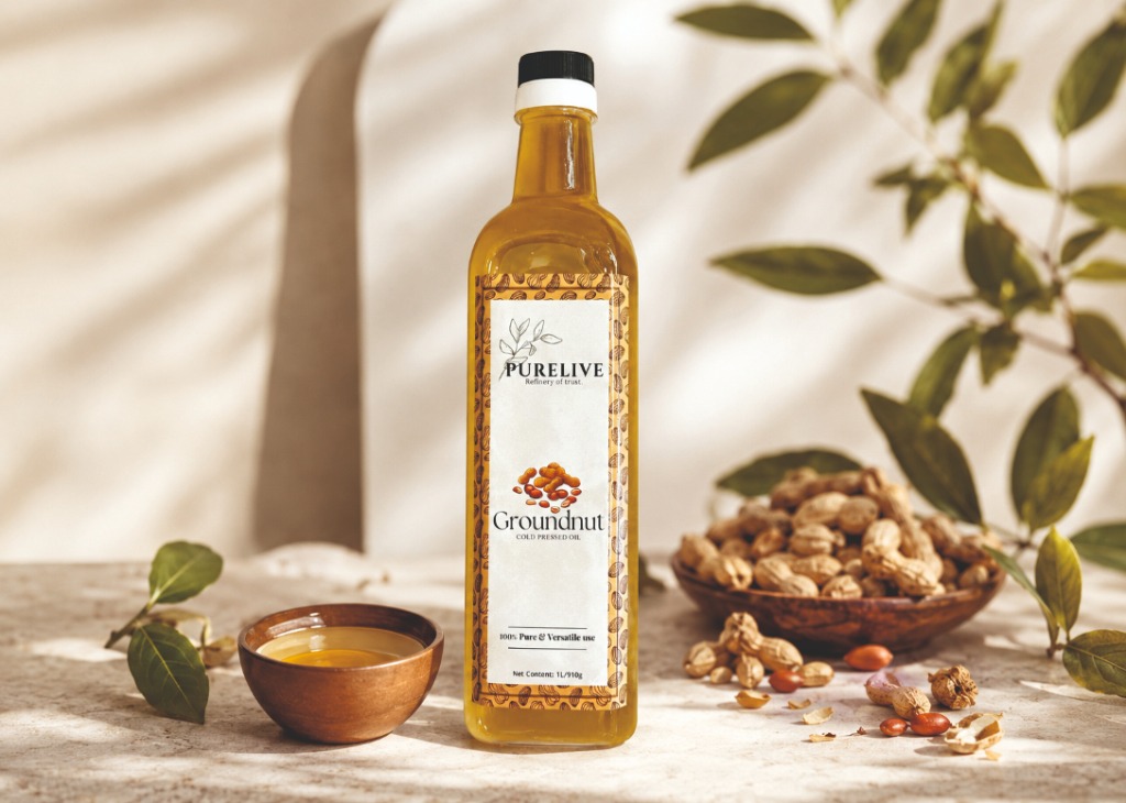 Purelive Premium Groundnut Cold Pressed Oil